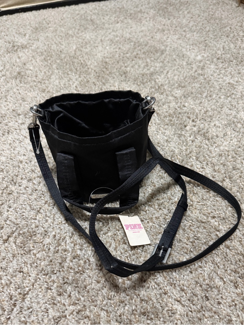 NWT PINK Victoria's Secret Mini Crossbody Bucket Bag